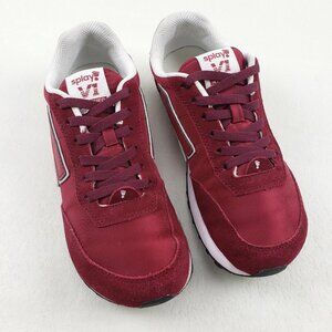 Splay Runner V1 Sneaker Womens 10 Red Suede Athletic Barefoot Zero Drop Shoe